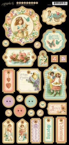 Scrapbooking  Sweet Sentiments Chipboard Paper Collections 12x12