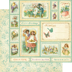 Scrapbooking  Sweet Sentiments Easter Greetings Paper Paper Collections 12x12