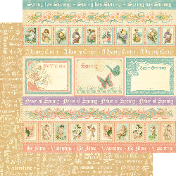 Scrapbooking  Sweet Sentiments Spring has Sprung  Paper Paper Collections 12x12