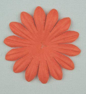 Scrapbooking  Tara Orange 5cm Flowers Paper Collections 12x12
