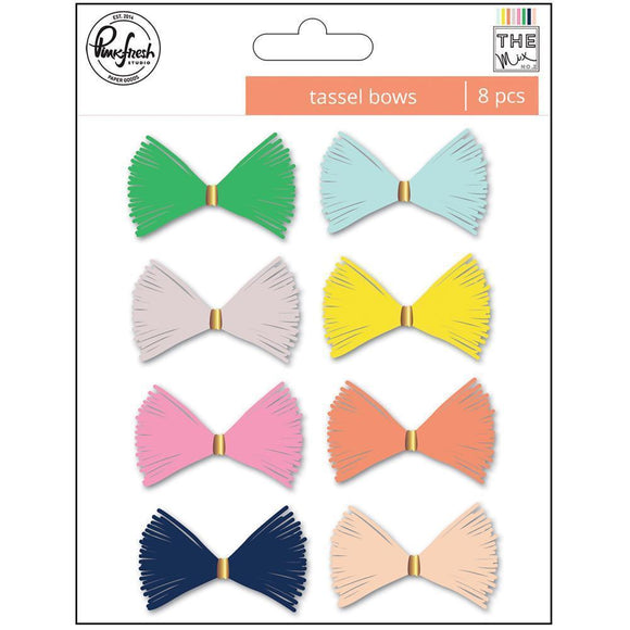 Scrapbooking  The Mix No. 2 Tassel Bows 8/Pkg Paper Collections 12x12