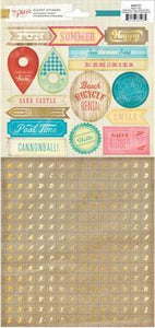 Scrapbooking  The Pier 6x12 Mini Alphas and Small titles Paper Collections 12x12