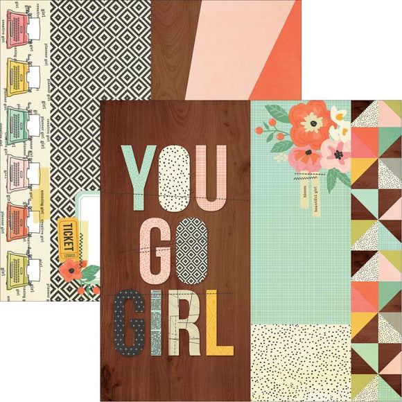 Scrapbooking  The Reset Girl 2x12, 4x12 & 6x12 Journalling Card Elements Paper 12x12 Paper Collections 12x12