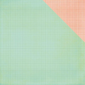 Scrapbooking  The Reset Girl Mint Hashgrid/Blush Hashgrid Paper 12x12 Paper Collections 12x12
