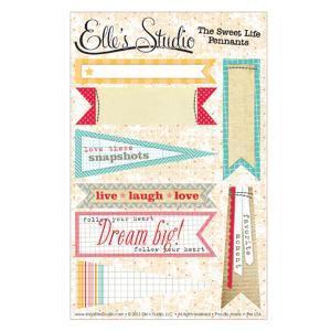 Scrapbooking  The Sweet Life Pennants Paper Collections 12x12