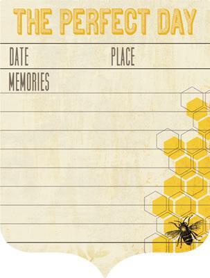 Scrapbooking  The Sweetest Thing Honey Perfect Journal Card Paper Collections 12x12