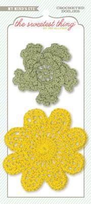 Scrapbooking  The Sweetest Thing Honey Simply Lovely Crocheted Doilies Paper Collections 12x12
