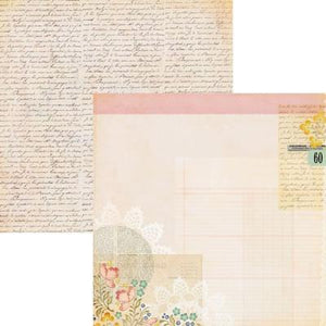 Scrapbooking  The Sweetest Thing Lavender About Me Collage Paper Collections 12x12