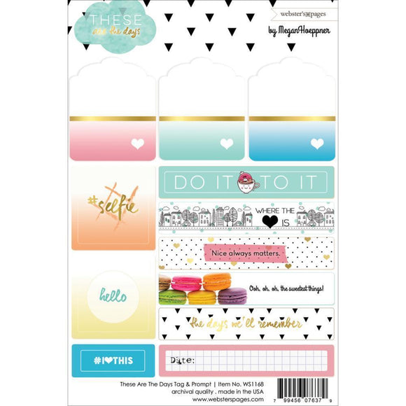 Scrapbooking  These are the Days Tags and Prompts Paper Collections 12x12