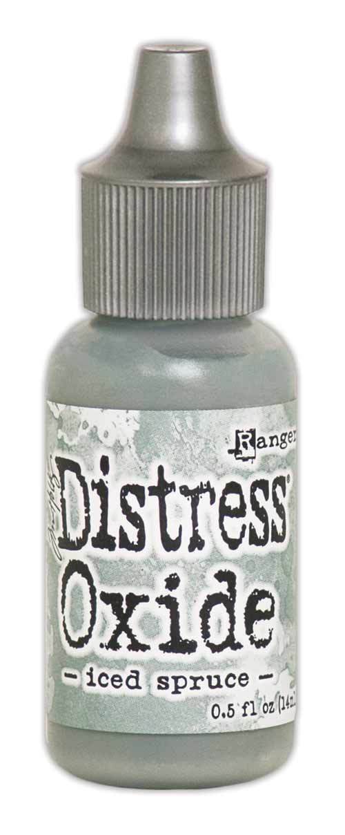 Scrapbooking  Tim Holtz - Distress Oxide Reinker - Iced Spruce Paper Collections 12x12
