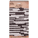 Scrapbooking  Tim Holtz Idea-Ology Spiral Bound Sticker Book 4.5"X8.5" Small Talk Paper Collections 12x12