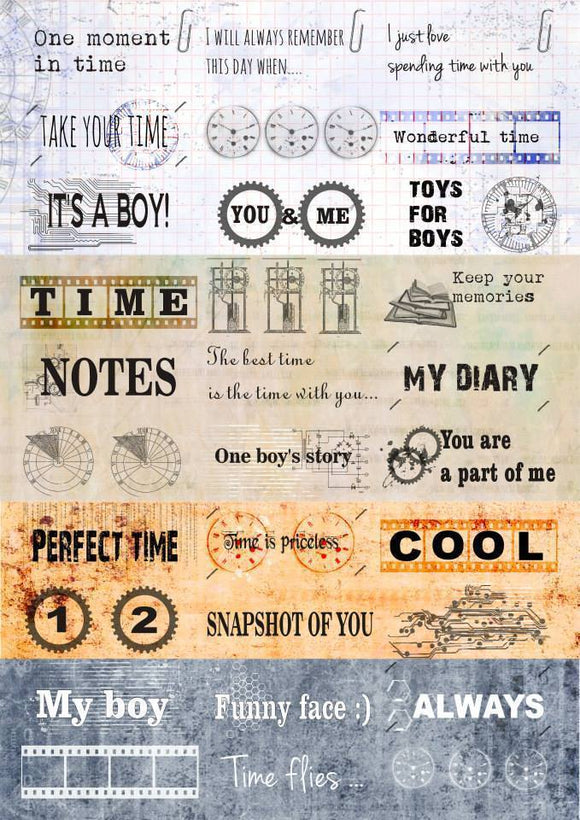 Scrapbooking  Timeless Sticker Sheet Paper Collections 12x12