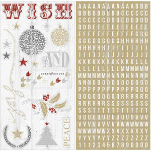 Scrapbooking  Tinsel and Co Chipboard Pieces 12x12 Paper Collections 12x12