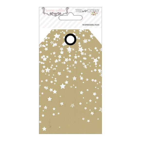 Scrapbooking  Tinsel and Co Tag Pack Paper Collections 12x12