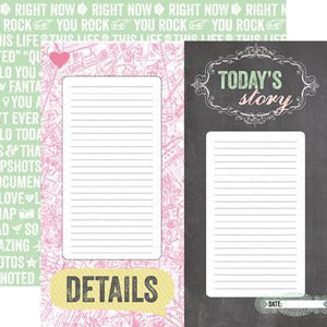 Scrapbooking  Todays Story Details Paper Collections 12x12