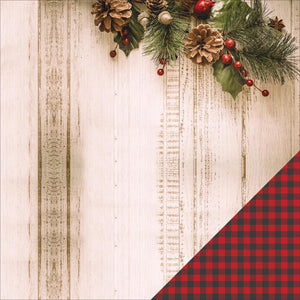 Scrapbooking  Very Merry Double-Sided Cardstock 12"X12" - Tis The Season Paper Collections 12x12