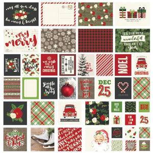 Scrapbooking  Very Merry Sn@p! Card Pack 48/Pkg Paper Collections 12x12