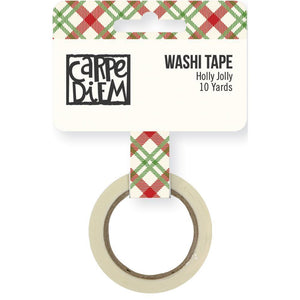 Scrapbooking  Very Merry Washi Tape 15mmx30' - Holly Jolly Paper Collections 12x12