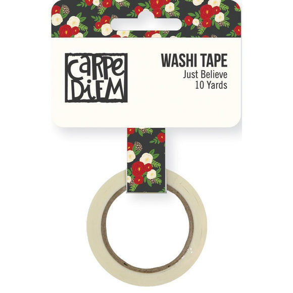 Scrapbooking  Very Merry Washi Tape 15mmx30' - Just Believe Paper Collections 12x12