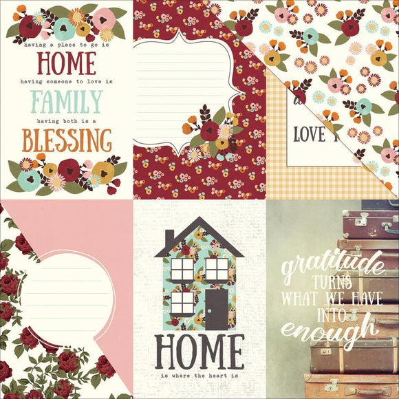 Scrapbooking  Vintage Blessings Double-Sided Cardstock 12