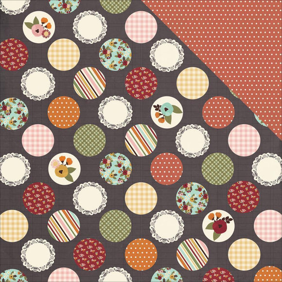 Scrapbooking  Vintage Blessings Double-Sided Cardstock 12