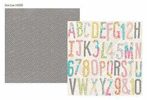 Scrapbooking  Vintage Bliss Give Love Paper Paper Collections 12x12