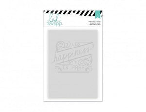 Scrapbooking  Wanderlust Embossing Folder Happiness Paper Collections 12x12