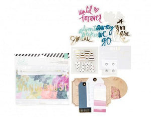 Scrapbooking  Wanderlust Flea Market Pouch Kit2 Paper Collections 12x12