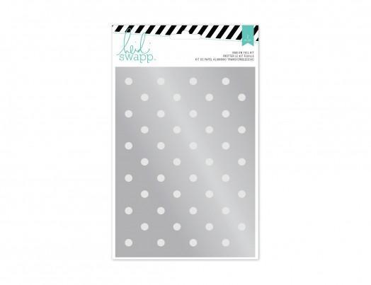 Scrapbooking  Wanderlust Rub Ons Foil Kit Dots Paper Collections 12x12