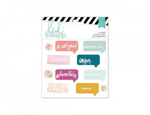 Scrapbooking  Wanderlust Speech Bubble Stickers Paper Collections 12x12