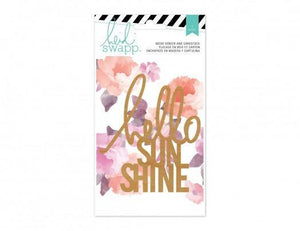 Scrapbooking  Wanderlust Wood Veneer Hello Sunshine Paper Collections 12x12
