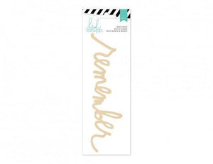 Scrapbooking  Wanderlust Wood Veneer Remember Title Paper Collections 12x12