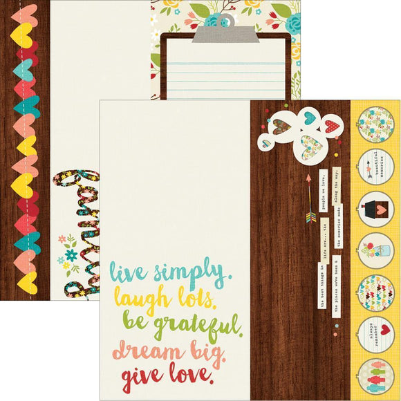 Scrapbooking  We Are Family 2x12, 4x12 & 6x12 Journalling Card Elements Paper 12x12 Paper Collections 12x12