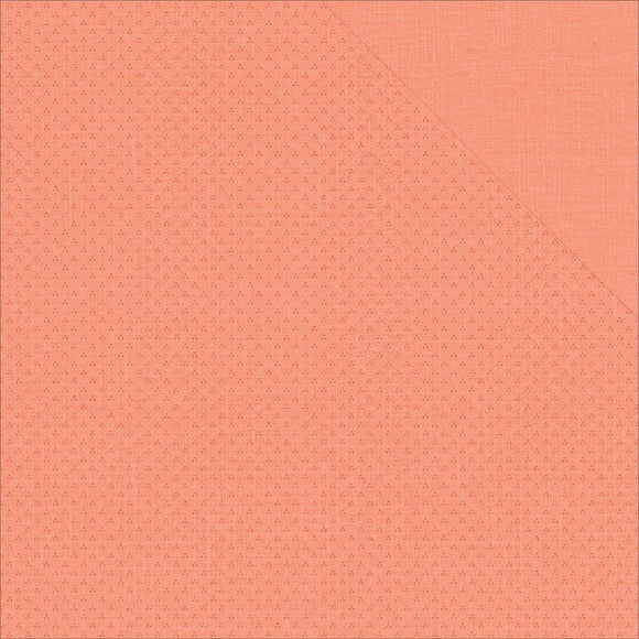 Scrapbooking  We Are Family Salmon Calico/Linen Paper 12x12 Paper Collections 12x12