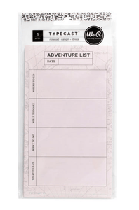 Scrapbooking  We R Memory Keepers Typecast Adventure Notebook Paper Collections 12x12