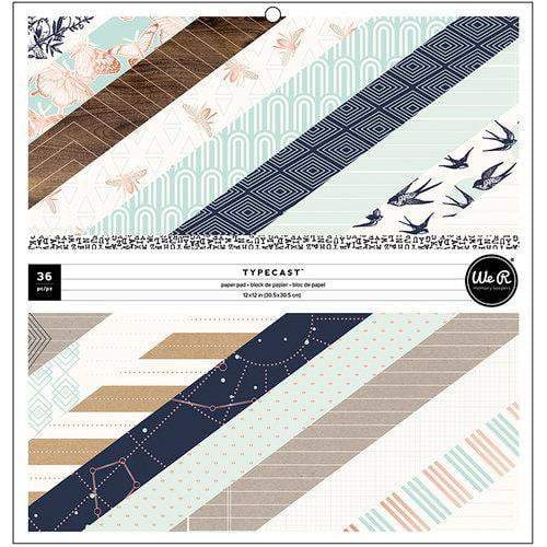 Scrapbooking  We R Memory Keepers® Typecast™ Paper Pad - Mint 12x12 Paper Collections 12x12