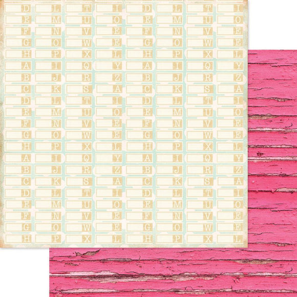 Scrapbooking  Websters Pages Beautiful Chic Alphabetize Paper 12x12 Paper Collections 12x12