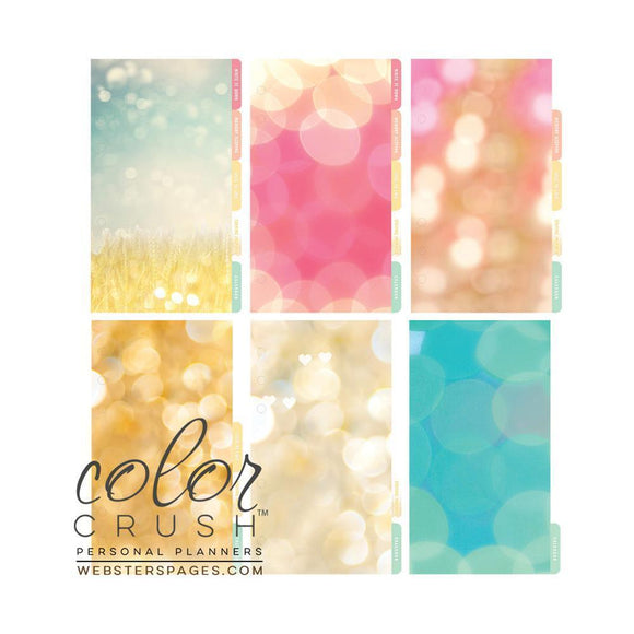Scrapbooking  Websters Pages Color Crush Personal Planner Divider Set Kit Today Is A Great Day Paper Collections 12x12