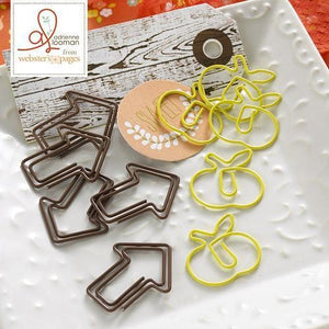 Scrapbooking  Websters  Paperclips Dual - Apple and Arrows Paper Collections 12x12