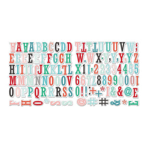Scrapbooking  Wish Season Alpha & Numbers Die-Cuts Paper Collections 12x12