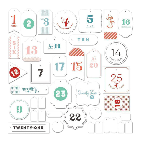 Scrapbooking  Wish Season Countdown Labels Paper Collections 12x12