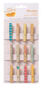 Scrapbooking  Yes Please Clothespins Paper Collections 12x12