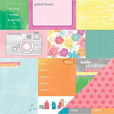 Scrapbooking  Yes Please Currently Paper Paper Collections 12x12