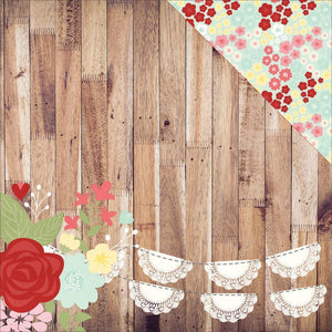 Scrapbooking  You and Me Kiss the Girl Paper 12x12 Paper Collections 12x12