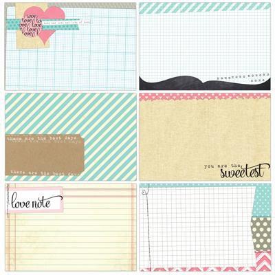 Scrapbooking  You and Me Large Journalling Tags Paper Collections 12x12