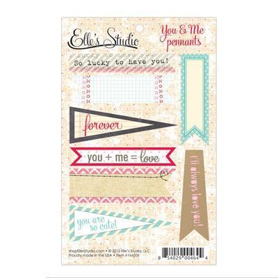 Scrapbooking  You and Me Pennants Paper Collections 12x12