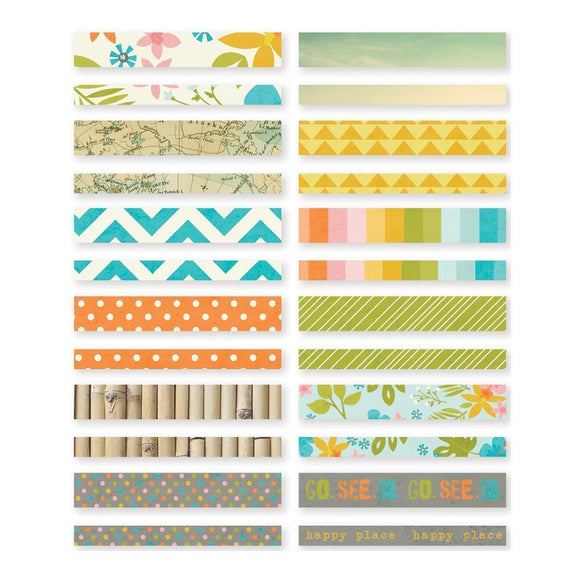 Scrapbooking  You Are Here Designer Washi Tape Paper Collections 12x12
