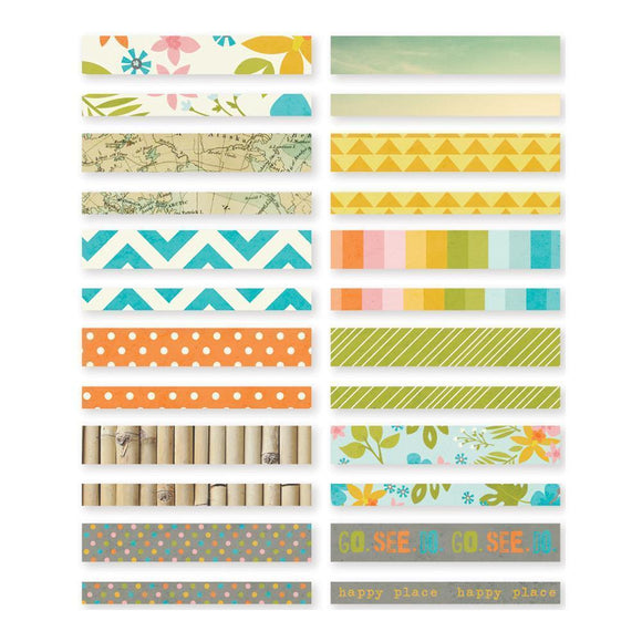 Scrapbooking  You Are Here Designer Washi Tape Paper Collections 12x12