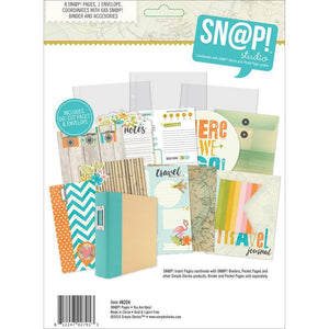 Scrapbooking  You Are Here! Sn@p! Journal Pages 6"X8" (binder not included) Paper Collections 12x12