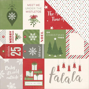 Scrapbooking  Yuletide Baked Goods Paper 12x12 Paper Collections 12x12